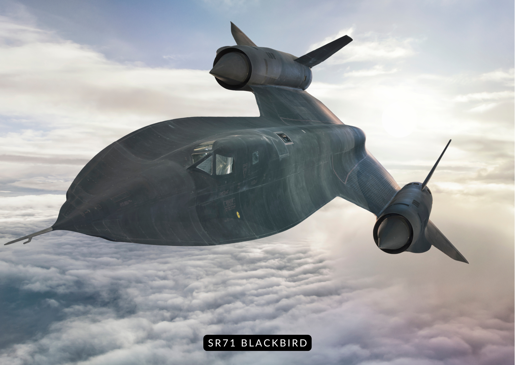 SR-71 Blackbird breaking the sound barrier