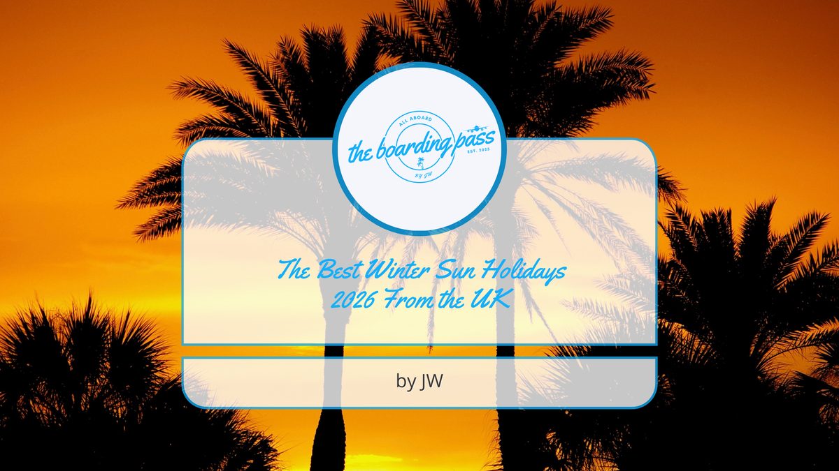 Golden beach at sunset, perfect winter sun escape from the UK